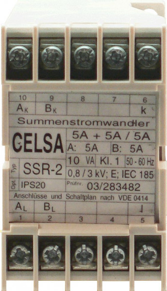 Artikelbild 1 des Artikels SSR-7 Summenstromwandler