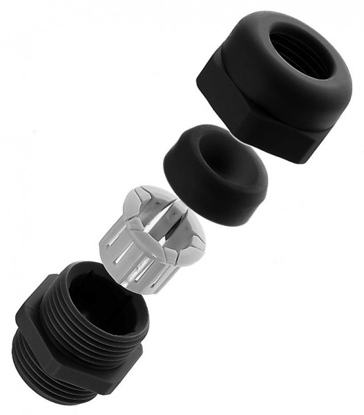Artikelbild 1 des Artikels POWTK Kabelverschraubung M32L Ex e PA6 RAL9005
