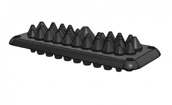 Artikelbild 1 des Artikels Kabeldurchführungsplatte MC 35/37x6-32mm schwarz
