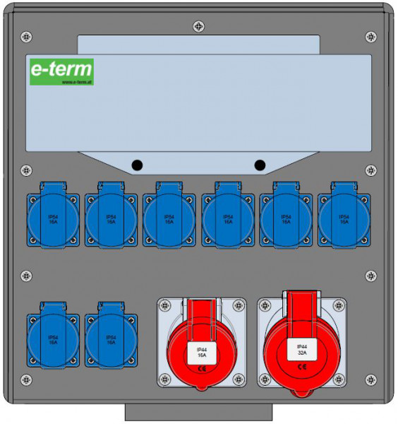 Artikelbild 1 des Artikels Vollgummiverteiler WM 0011-8 FI040 IP44