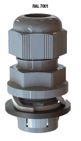 Artikelbild 1 des Artikels Kabelverschraubung Frontfix M25 PA6 RAL7001