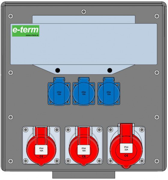 Artikelbild 1 des Artikels Vollgummiverteiler WM 0012-3 FI040 IP44