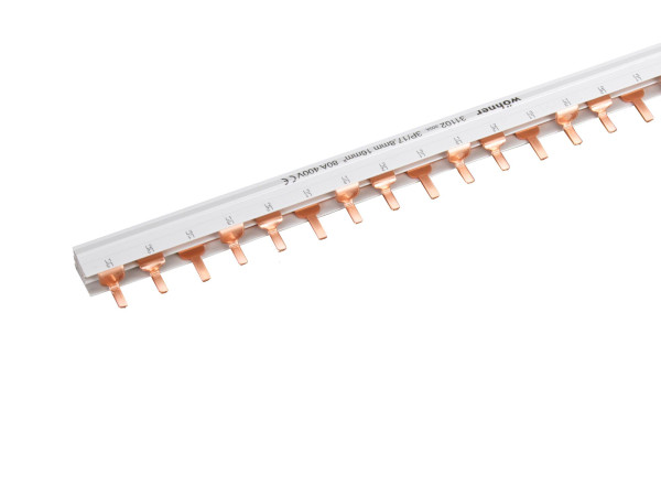 Artikelbild 1 des Artikels 31102 Kammschiene 3pol isoliert Stift,Teilung 18mm