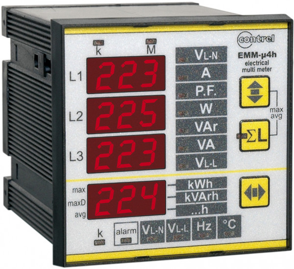 Artikelbild 1 des Artikels Multimeter EMM-R4H Wandleranschluss 