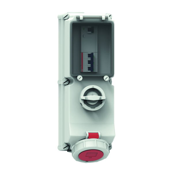 Artikelbild 1 des Artikels Wandsteckdose SL 16A 5p 400V 6h IP67 Ni FI/LS17309