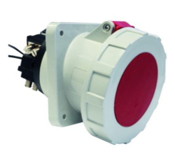 Artikelbild 1 des Artikels Anbausteckdose TE 125A 5p 400V 6h IP67 Ni PSK12025