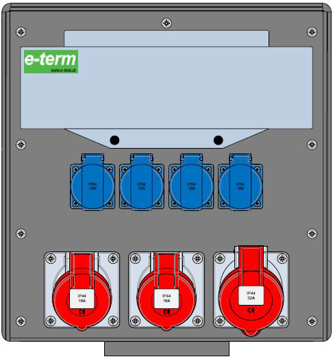 Artikelbild 1 des Artikels Vollgummiverteiler WM 0012-4 FI063 IP44