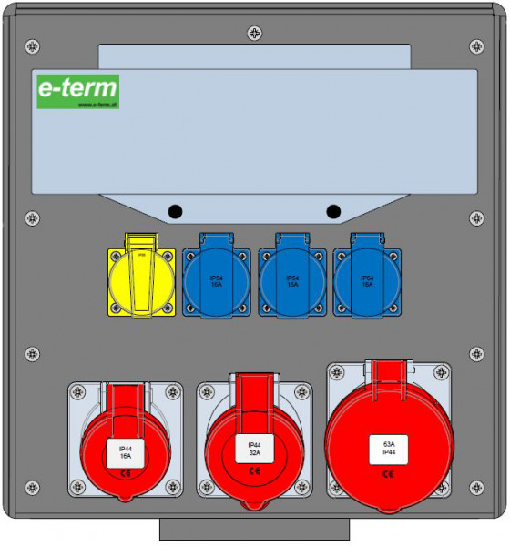 Artikelbild 1 des Artikels Vollgummiverteiler WM 0111-3 FI063 IP44 RJ