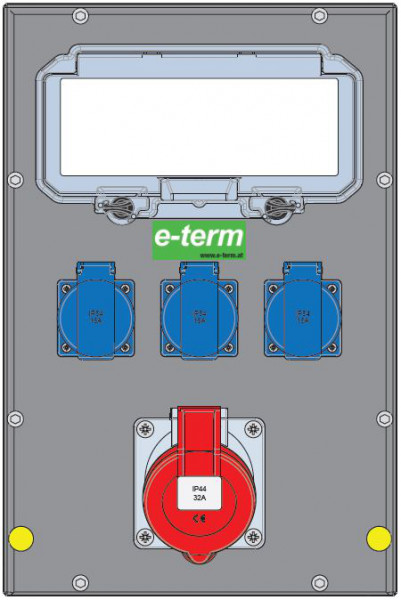 Artikelbild 1 des Artikels Vollgummiverteiler MODBOX WM 0010-3 FI000 IP44 