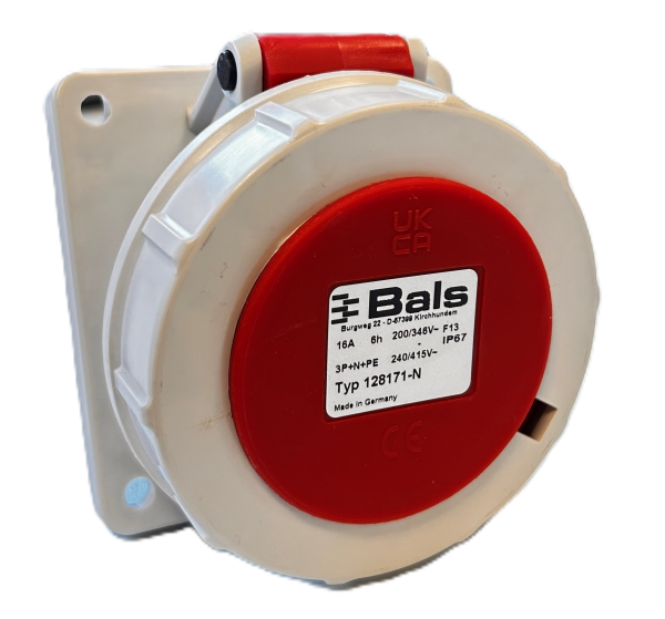 Artikelbild 1 des Artikels Anbausteckdose SL 16A 5p 400V 6h IP67 IQ 128171-N