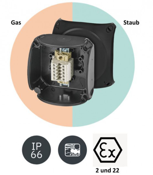 Artikelbild 1 des Artikels RX 0205 T Klemmkasten ATEX 2-22, 5pol bis 4 qm