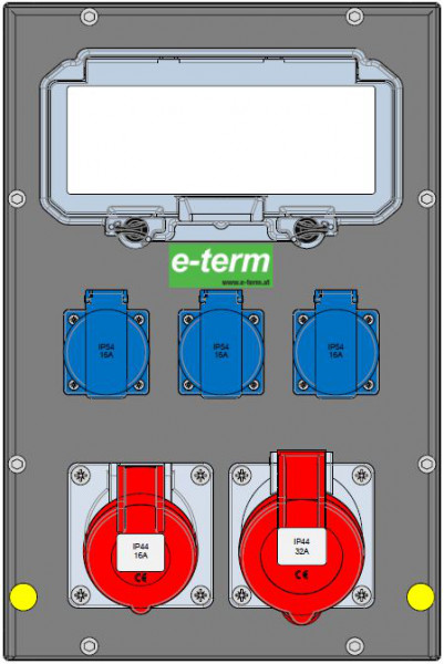 Artikelbild 1 des Artikels Vollgummiverteiler MODBOX WM 0011-3 FI000 IP44
