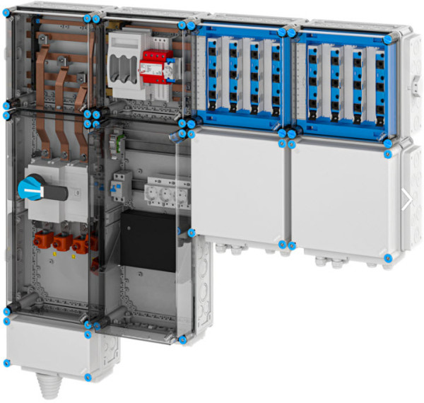 Artikelbild 1 des Artikels Mi EV 22kW 8001 Ladeverteiler für 8 Ladepunkte
