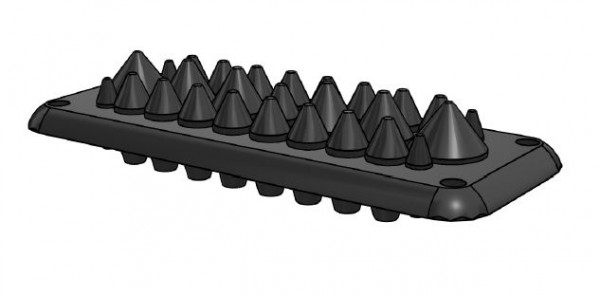 Artikelbild 1 des Artikels Kabeldurchführungsplatte MC 25/27x5-26mm schwarz