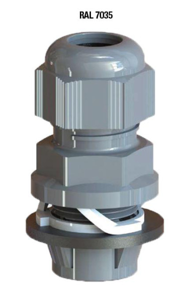 Artikelbild 1 des Artikels Kabelverschraubung Frontfix M32 PA6 RAL7035