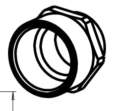 Artikelbild 1 des Artikels ADMS Adapter M40-NPT11/2" Messing vernickelt