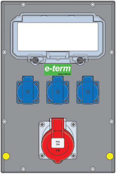 Artikelbild 1 des Artikels Vollgummiverteiler MODBOX WM 0010-3 FI040 IP44