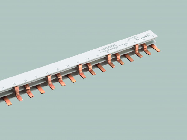 Artikelbild 1 des Artikels 31549 Kammschiene 3pol isoliert 25mm², Stift