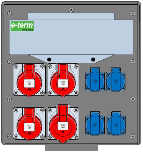 Artikelbild 1 des Artikels Vollgummiverteiler WM 0013-4 FI063 IP44