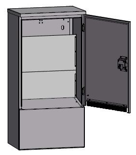 Artikelbild 1 des Artikels Power-Port Standverteiler V2A mit Tür (580786)