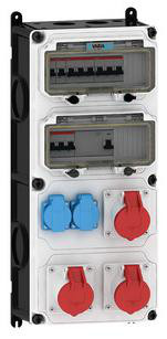 Artikelbild 1 des Artikels Steckdosenkombi VARIABOX WM 0003-2 FI063 IP44