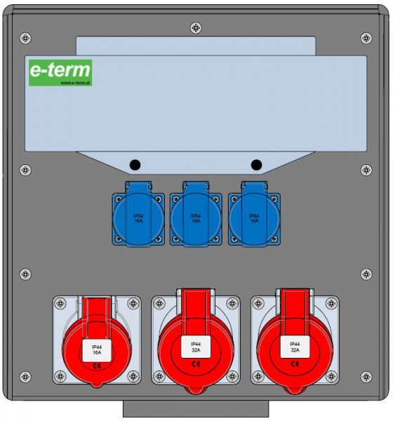 Artikelbild 1 des Artikels Vollgummiverteiler WM 0021-3 FI063 IP44