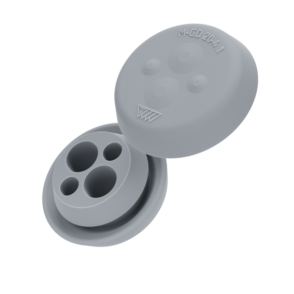 Artikelbild 1 des Artikels Kabeldurchführungstülle M-GD  M20-4.1 TPE IP65 GR