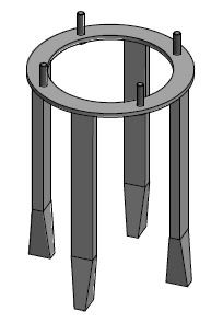 Artikelbild 1 des Artikels Bodenanker für Poller D=324mm 581325