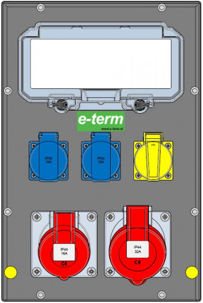 Artikelbild 1 des Artikels Vollgummiverteiler MODBOX WM 0011-2 FI040 IP44 RJ