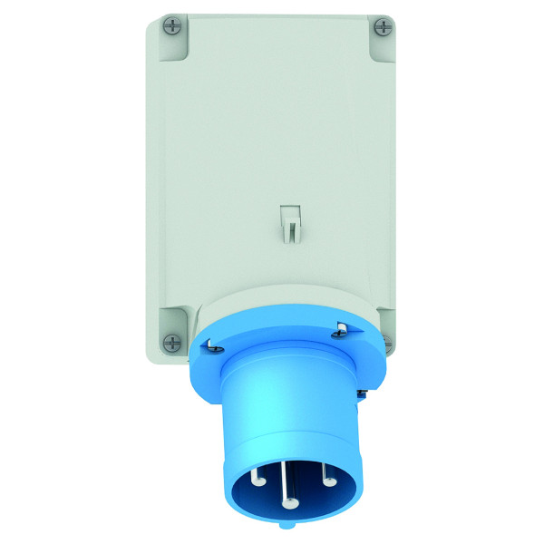 Artikelbild 1 des Artikels Wandgerätestecker 63A 3p 400V 6h IP44 24336