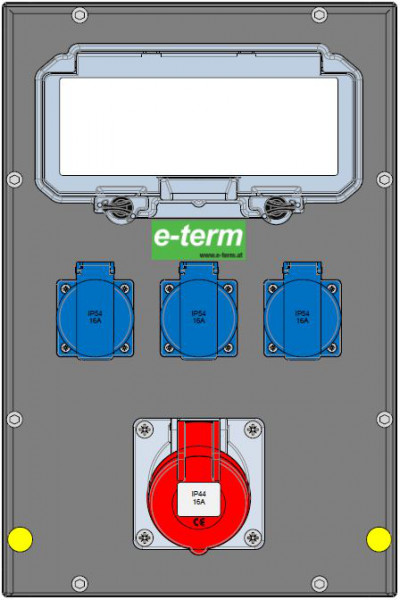Artikelbild 1 des Artikels Vollgummiverteiler MODBOX WM 0001-3 FI000 IP44