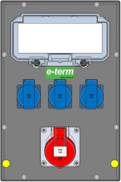 Artikelbild 1 des Artikels Vollgummiverteiler MODBOX WM 0001-3 FI000 IP44 