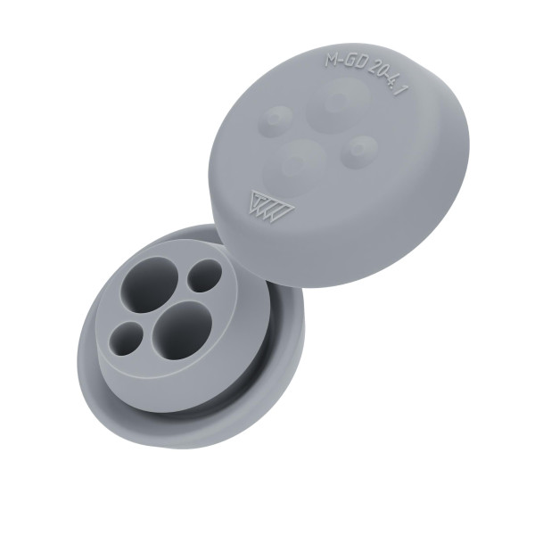 Artikelbild 1 des Artikels Kabeldurchführungstülle M-GD  M20-4.1 TPE IP65 GR