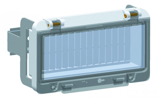 Artikelbild 1 des Artikels Betätigungsklappe 6 Module (58004) RAL7035 IP44