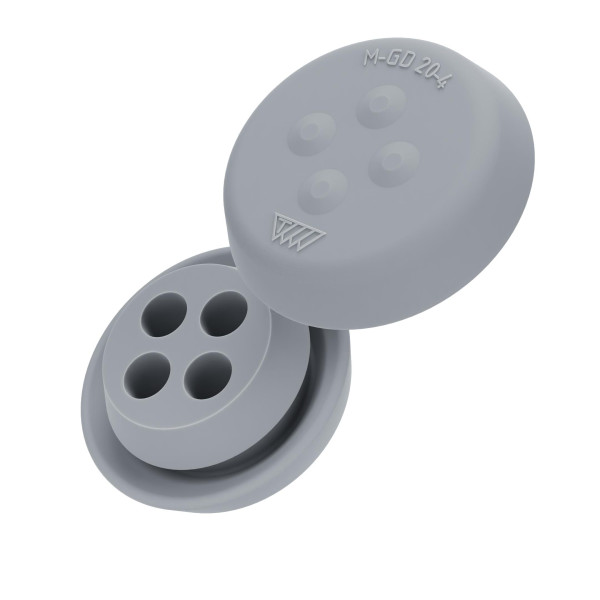 Artikelbild 1 des Artikels Kabeldurchführungstülle M-GD  M20-4 TPE IP65 GR