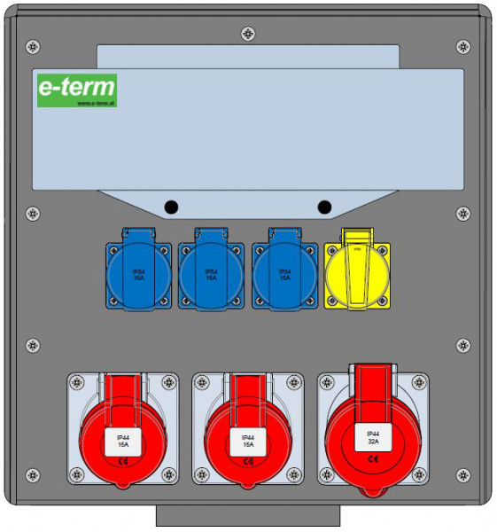 Artikelbild 1 des Artikels Vollgummiverteiler WM 0012-3 FI063 IP44 RJ