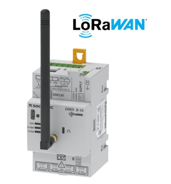 Artikelbild 1 des Artikels DIRIS B10L Messgerät LoRaWAN (Funk, IoT) 230VAC