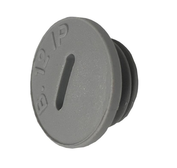 Artikelbild 1 des Artikels BLPO Blindstopfen PG7 PA6 V2 Rund RAL7035 IP54