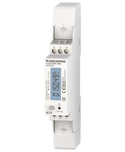Artikelbild 1 des Artikels COUNTIS P04 Wechselstromzähler 1PH 45A Modbus MID