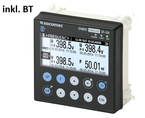 Artikelbild 1 des Artikels DIRIS D-50 Display mehrere Abgänge Web-Config BT