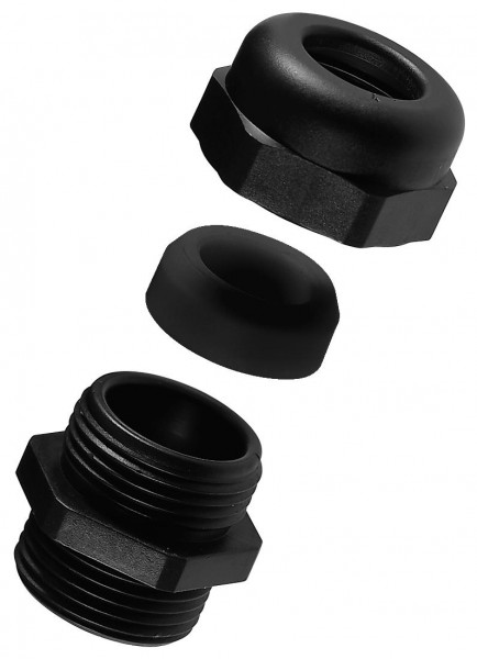Artikelbild 1 des Artikels POWT Kabelverschraubung M16 Ex e PA6 RAL9005 WADI