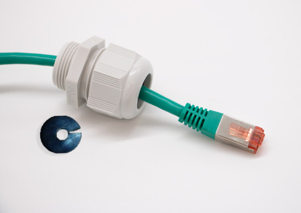 Artikelbild 1 des Artikels POWTL GET Kabelverschraubung M25 PA6 RAL7035