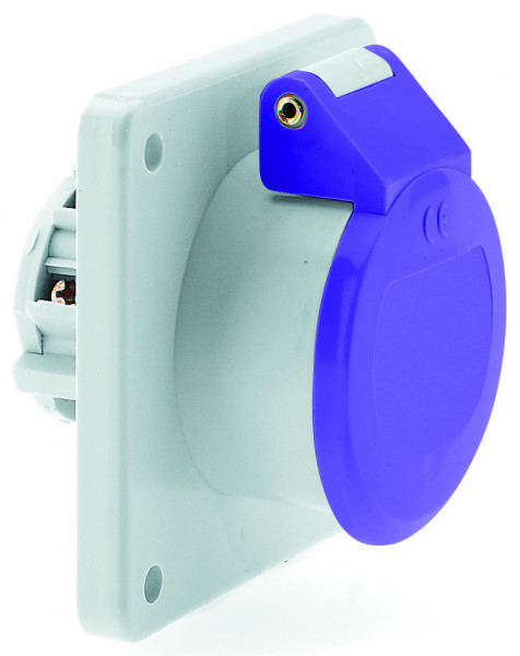 Artikelbild 1 des Artikels Anbausteckdose 16A 2p 24V keine Nut IP44 Ni 4354