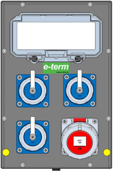 Artikelbild 1 des Artikels Vollgummiverteiler MODBOX WM 0001-3 FI040 IP67