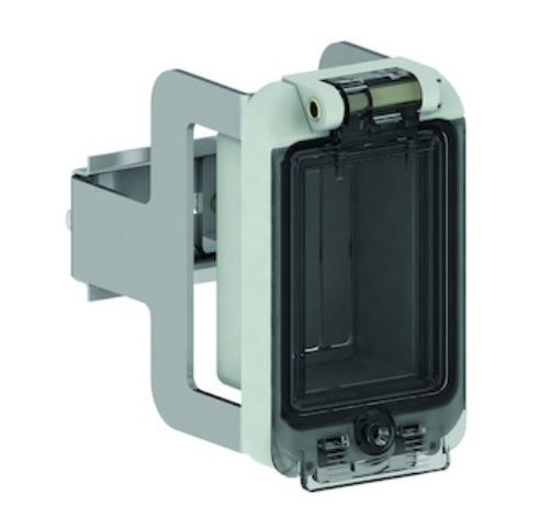 Artikelbild 1 des Artikels Betätigungsklappe 2 Module (5885) RAL7035 IP44