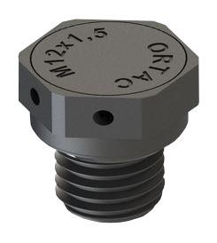 Artikelbild 1 des Artikels DAE Druckausgleichselement M12L PA6 RAL9005 Flach