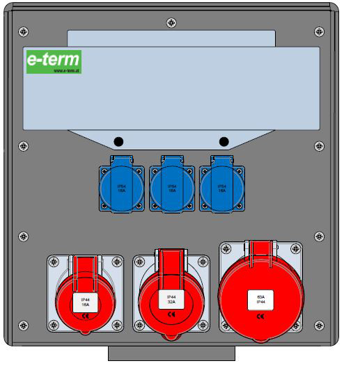 Artikelbild 1 des Artikels Vollgummiverteiler WM 0111-3 FI063 IP44