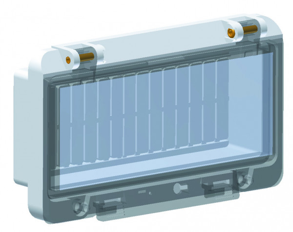 Artikelbild 1 des Artikels Betätigungsklappe 13 Module (58027) RAL7035 IP44