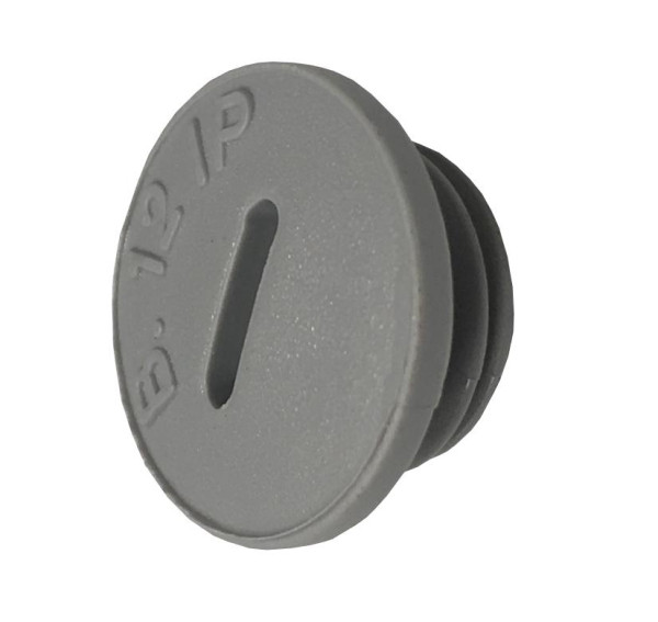 Artikelbild 1 des Artikels BLPO Blindstopfen M25 PA6 rund RAL7001 IP65