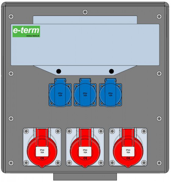 Artikelbild 1 des Artikels Vollgummiverteiler WM 0003-3 FI063 IP44